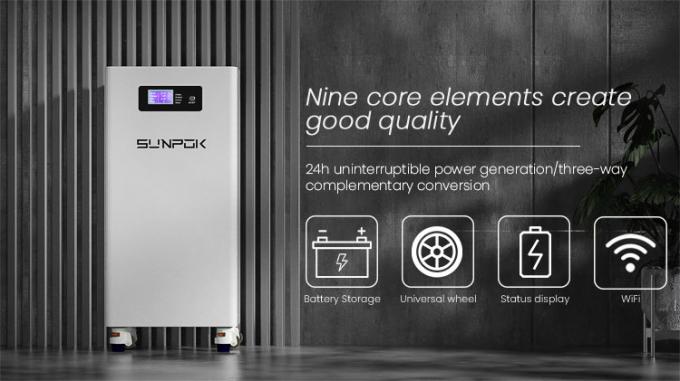 Hot Sale High Quality 15KWH 300Ah Lithium Ion Battery Pack Lifepo4 51.2V Mobile Vertical Solar Battery 1