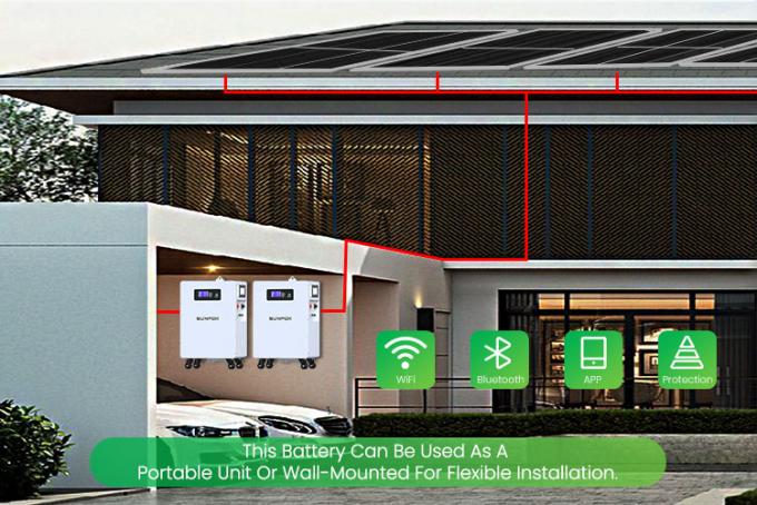Residentiel 25,6V 300Ah 7kwh 5Kw batterie de stockage d'énergie batterie au lithium batterie de puissance mur 300Ah batterie Lifepo4 8